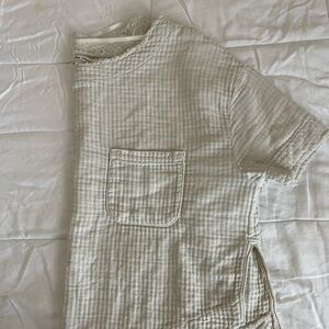 We the Free People oversized boxy 100% cotton top